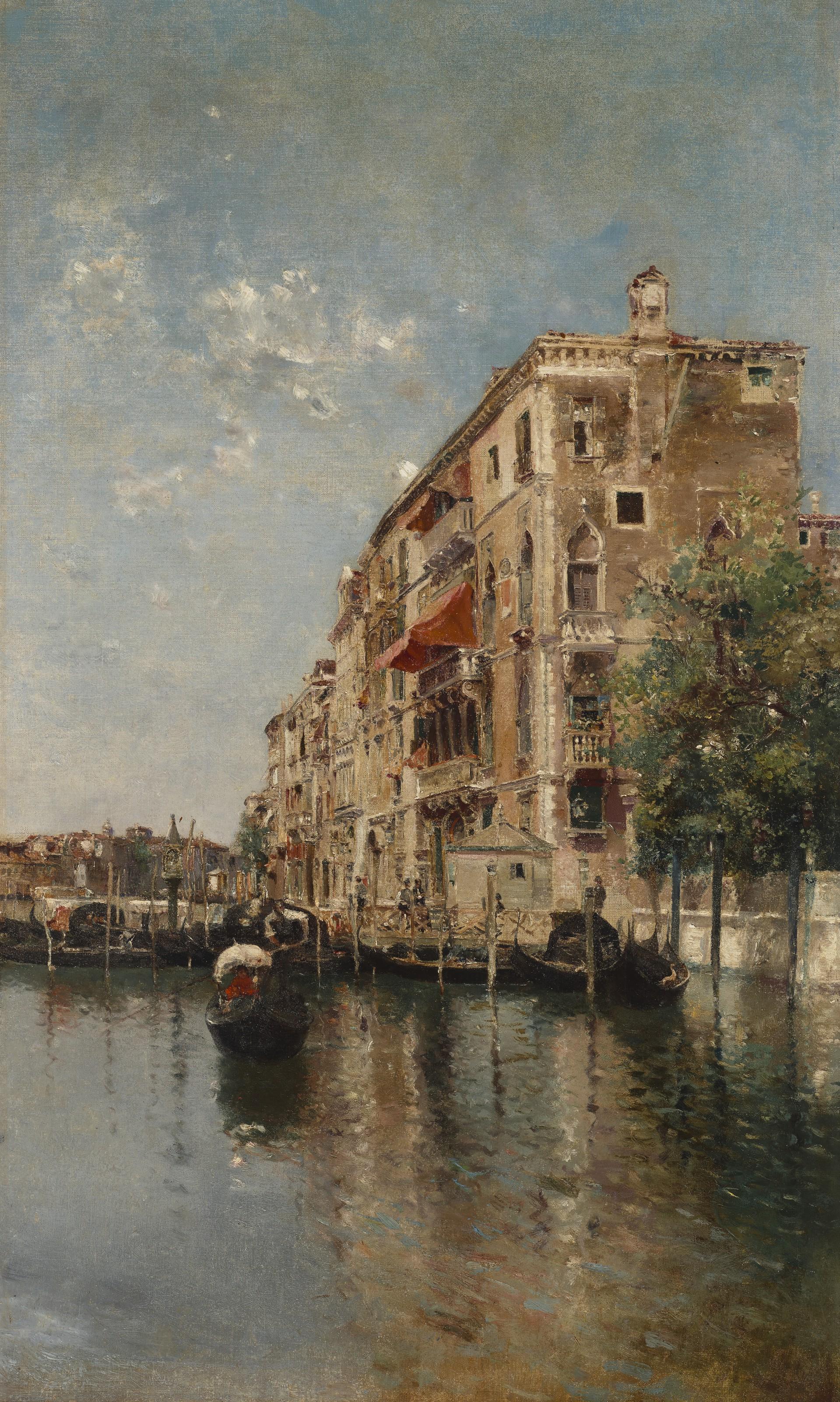 Robert Frederick Blum - A Venetian Canal
