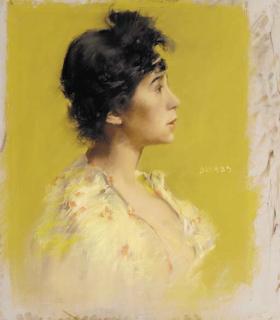 Robert Frederick Blum - Flora de Stephano, The Artist\'s Model