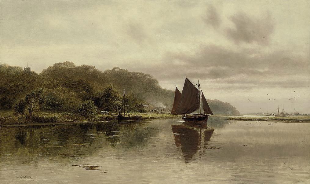 Robert Gallon - A peaceful day on the river