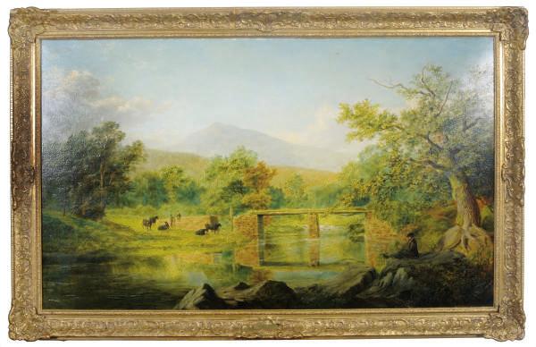 Robert Gallon - Fishing on the rocks in the Highlands