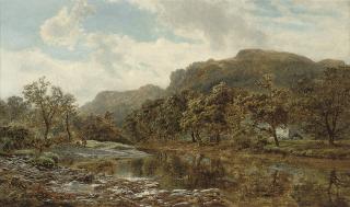 Robert Gallon - Landing a catch on a quiet spot of the river
