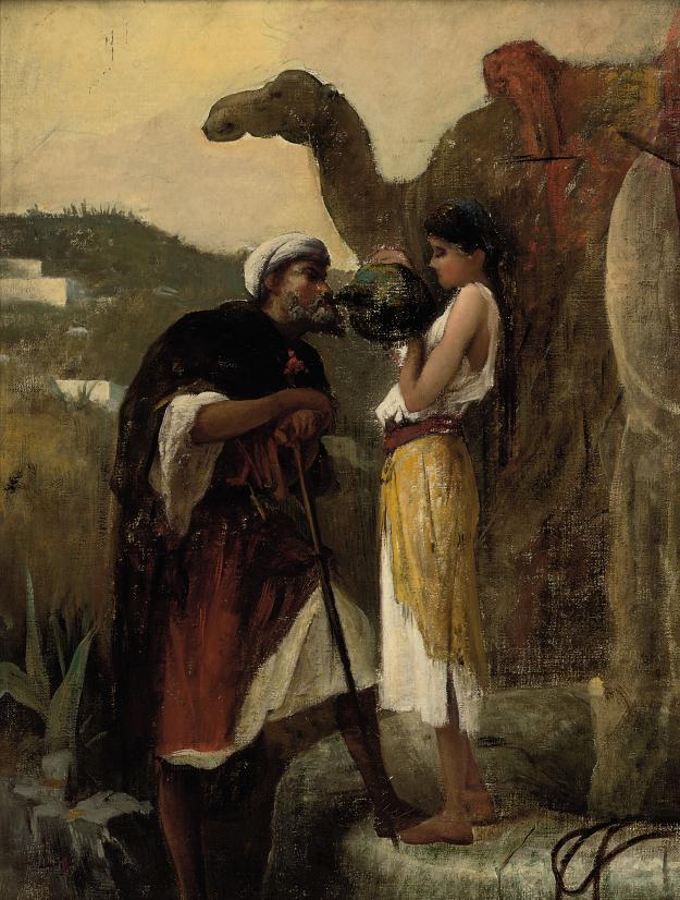 Robert Gavin, R.S.A. - Rebekah at the well