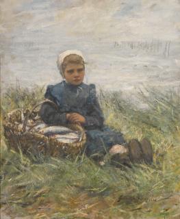 Robert Gemmell Hutchison, R.S.A., R.S.W. - A Basket Of Herring