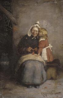 Robert Gemmell Hutchison, R.S.A., R.S.W. - Confidences