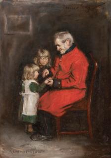 Robert Gemmell Hutchison, R.S.A., R.S.W. - Pension Day