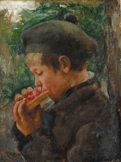 Robert Gemmell Hutchison, R.S.A., R.S.W. - The Jelly Piece