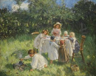 Robert Gemmell Hutchison, R.S.A., R.S.W. - The Young Arcadians