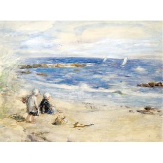 Robert Gemmell Hutchison R.S.A., R.S.W. - Watching The Boats