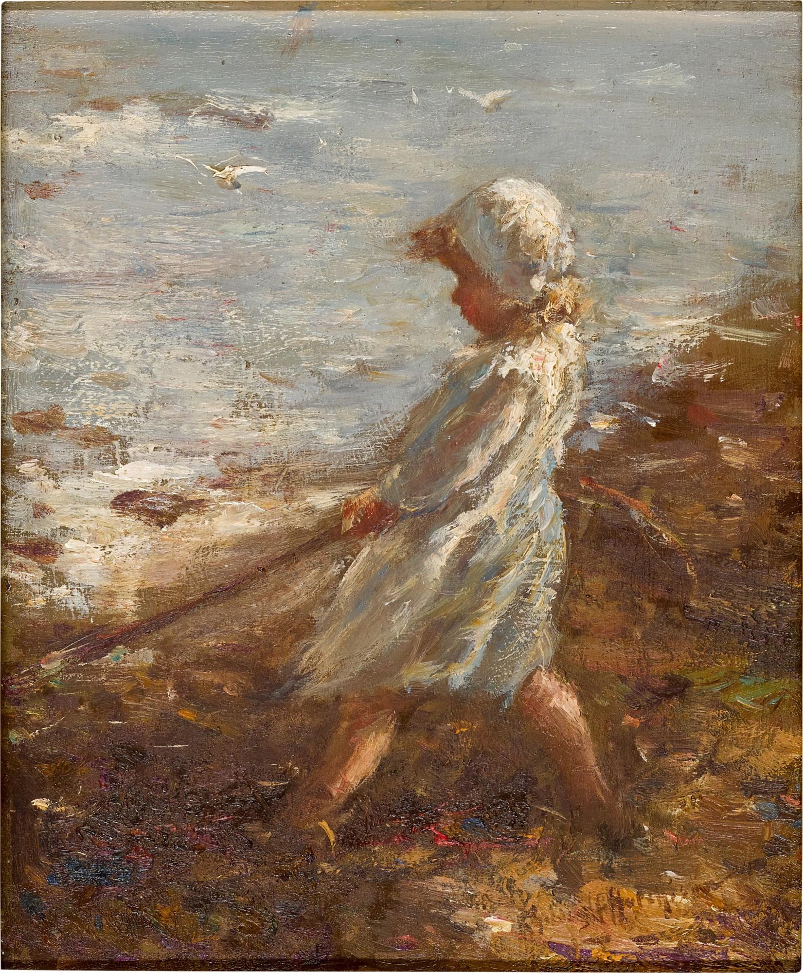 Robert Gemmell Hutchison, R.S.A., R.S.W. - Young Fisher Girl