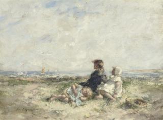 Robert Gemmell Hutchison, R.S.W., A.R.S.A., R.S.A. - The fleet in sight