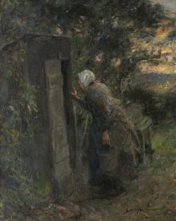 Robert Gemmell Hutchison RSA RBA ROI RSW - Filling the Coal Bin