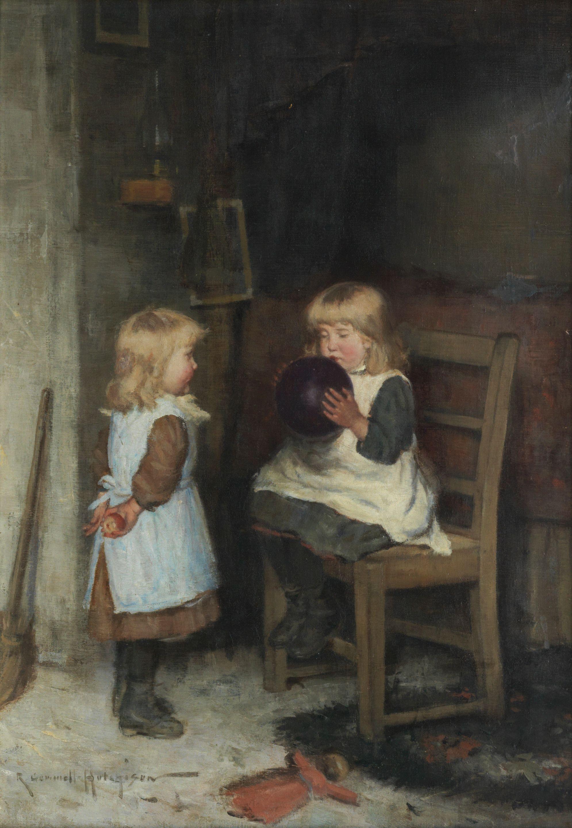 Robert Gemmell Hutchison RSA RBA ROI RSW - The Balloon
