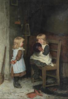 Robert Gemmell Hutchison RSA RBA ROI RSW - The Balloon