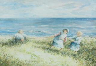 Robert Gemmell Hutchison RSA RBA ROI RSW - Tug of War