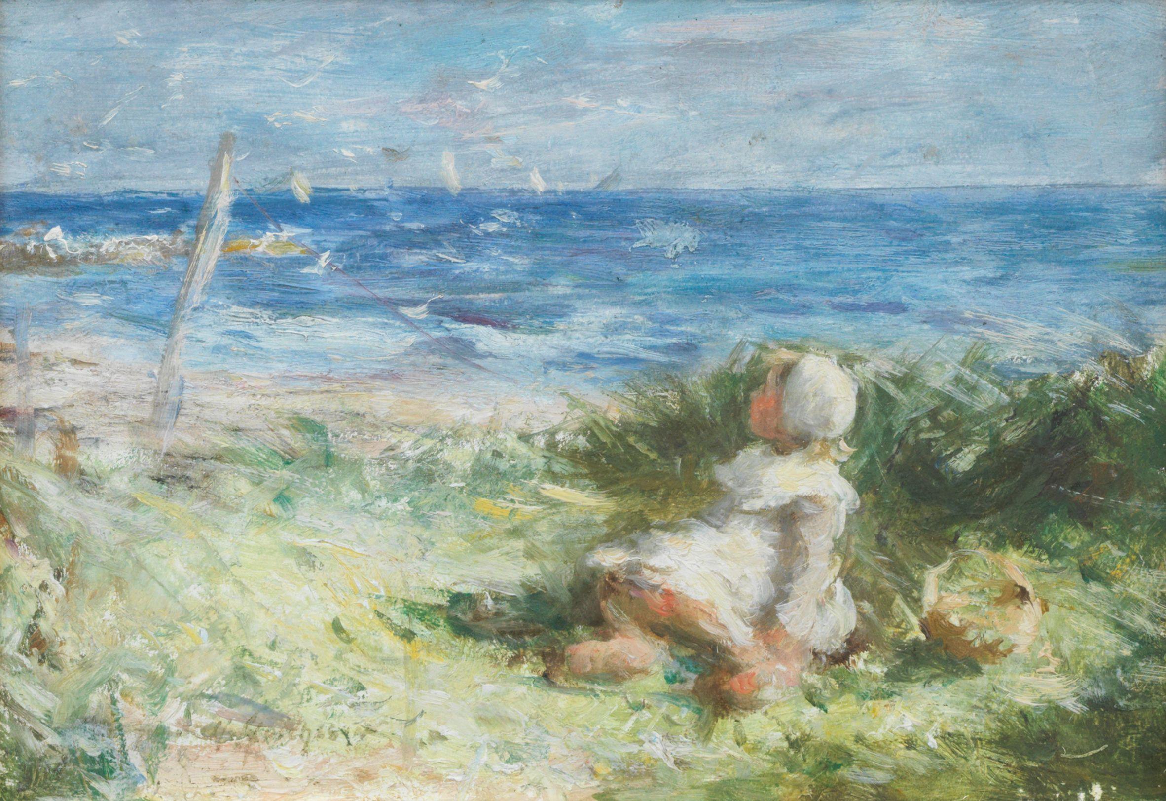 Robert Gemmell Hutchison RSA RBA ROI RSW - White Sails and Sea Gulls