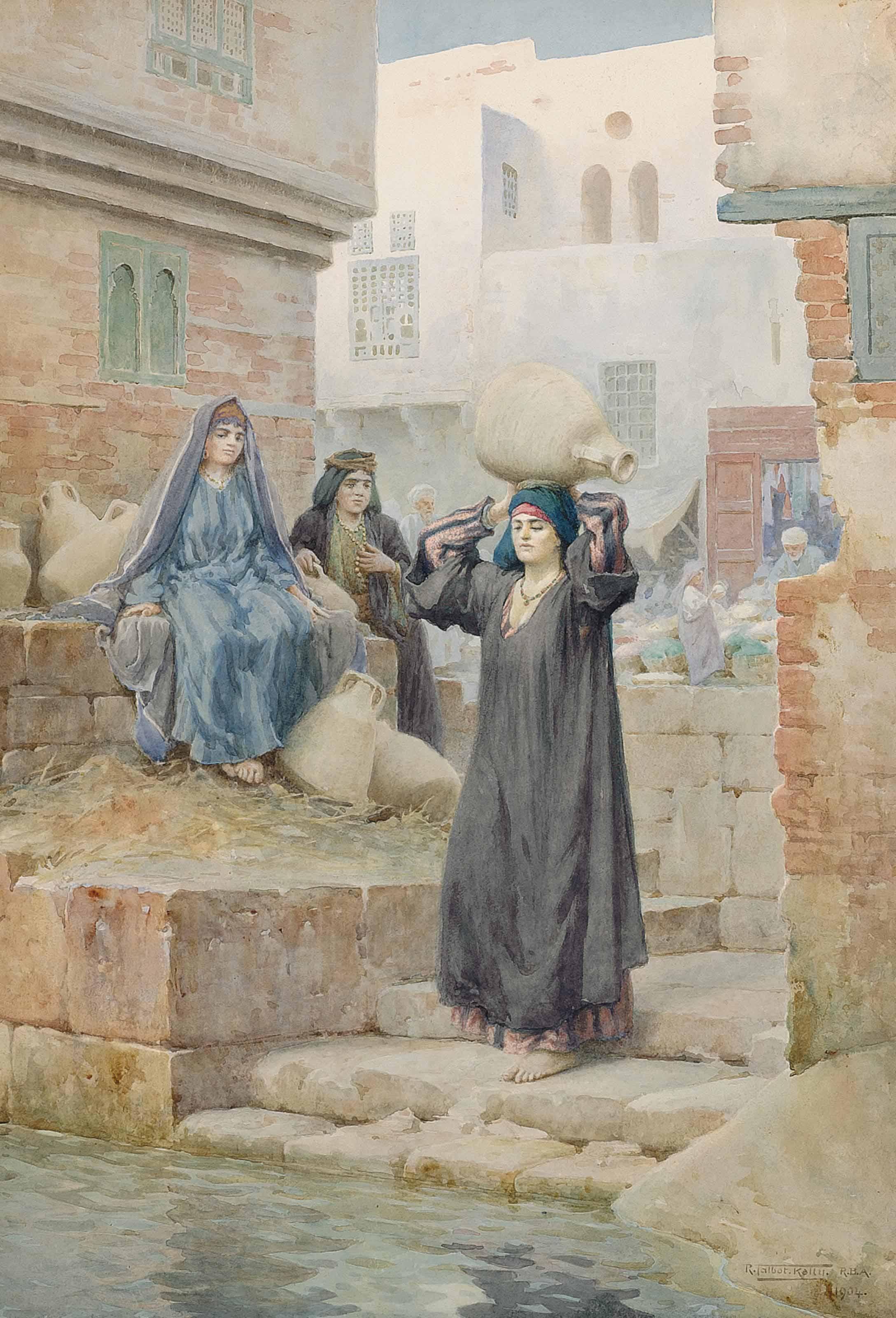 Robert George Talbot Kelly R.B.A. - The Water Carriers