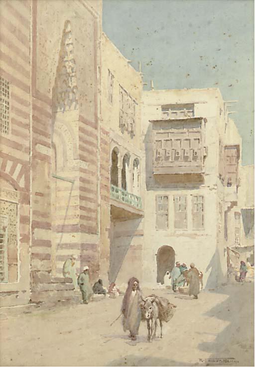 Robert George Talbot Kelly - Street scene, Cairo
