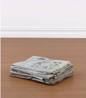 Robert Gober - Newspaper