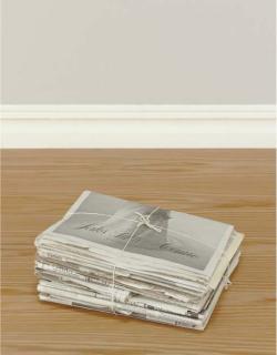 Robert Gober - Newspaper
