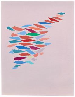 Robert Goodnough - Colors on Lavender Gray