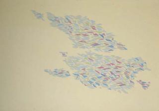 Robert Goodnough - Pastel Colors on Canvas