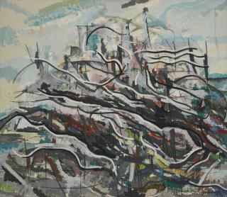 Robert Goodnough - Rearing Horses