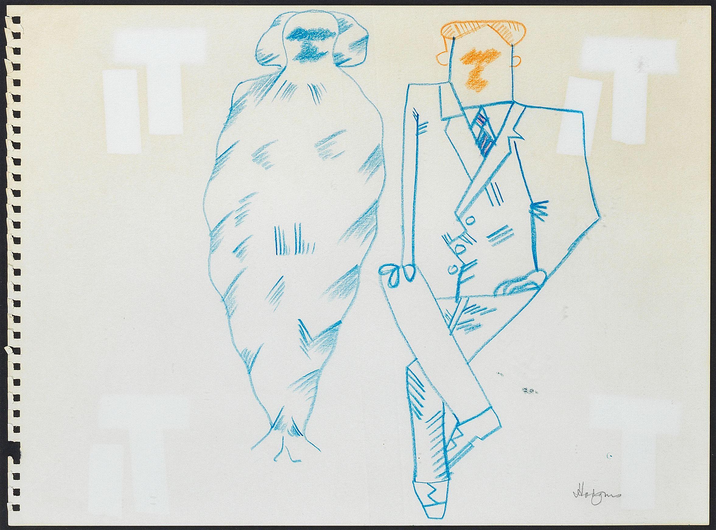 Robert Griffiths Hodgins - Two figures