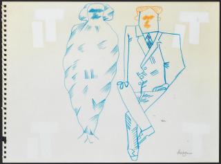 Robert Griffiths Hodgins - Two figures