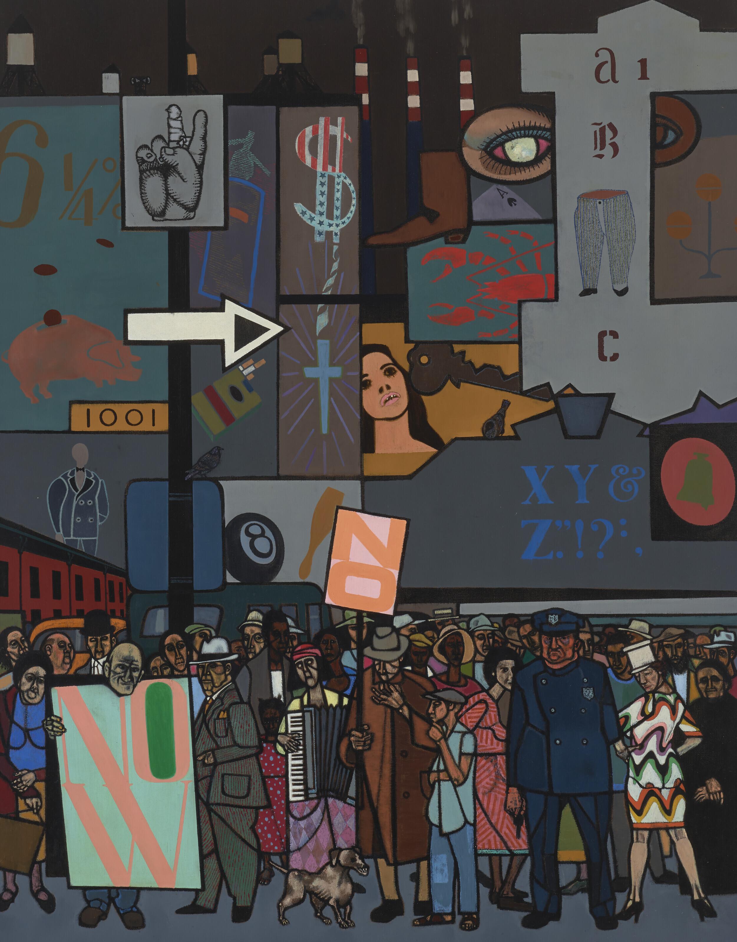 Robert Gwathmey - Cityscape