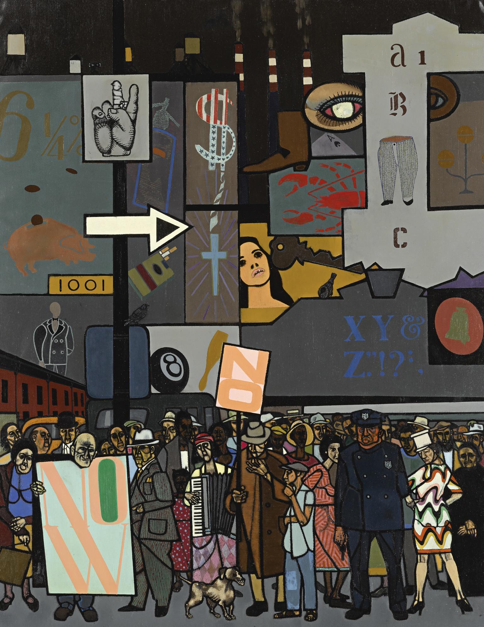 Robert Gwathmey - Cityscape