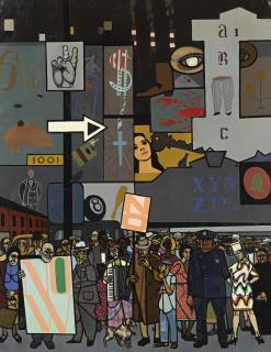 Robert Gwathmey - Cityscape