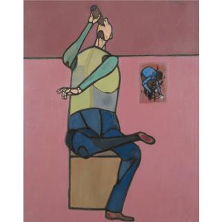 Robert Gwathmey - Drinking Man