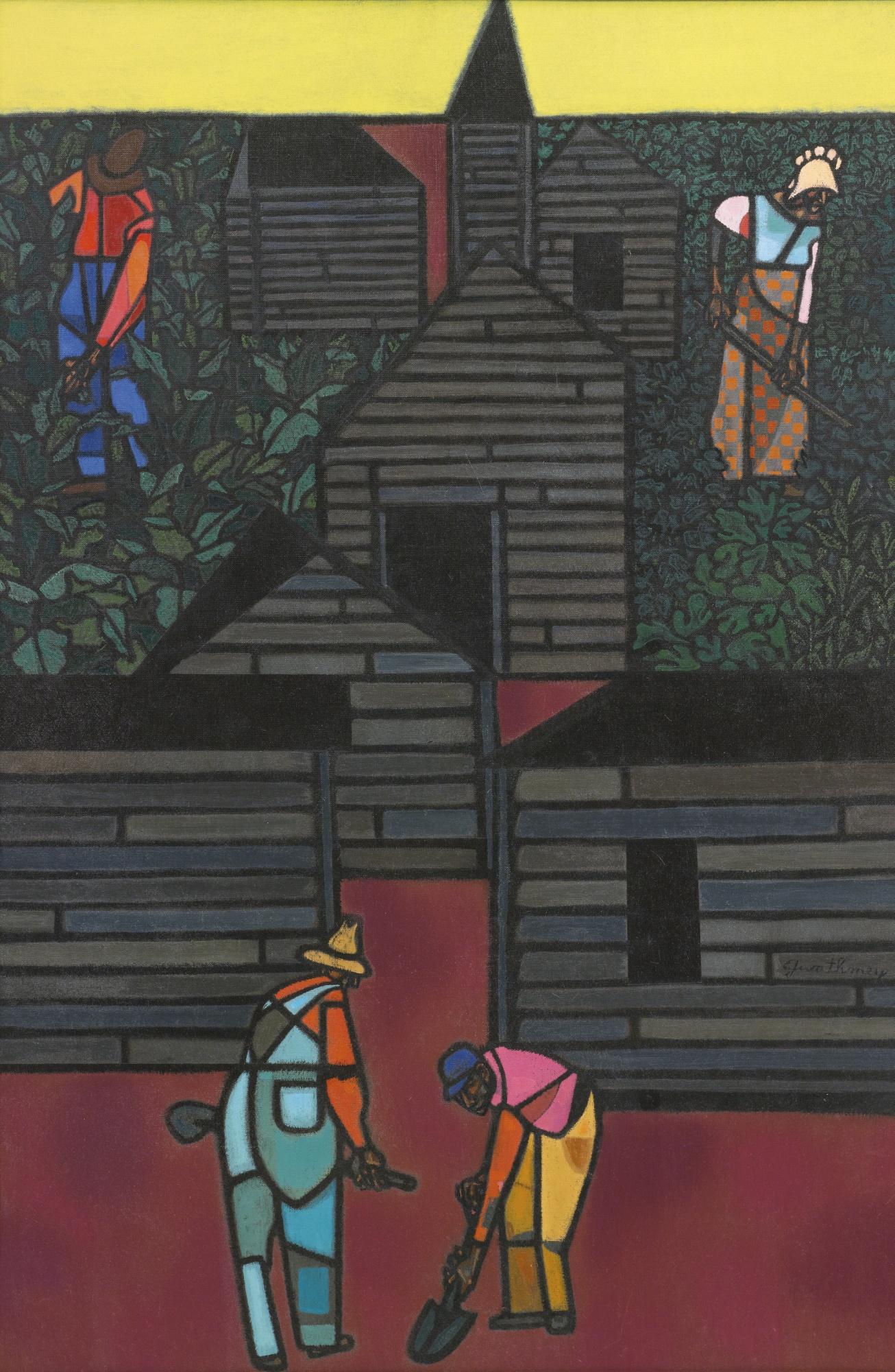 Robert Gwathmey - Harvesting (Four Figures)