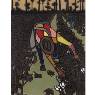 Robert Gwathmey - Picking Cotton