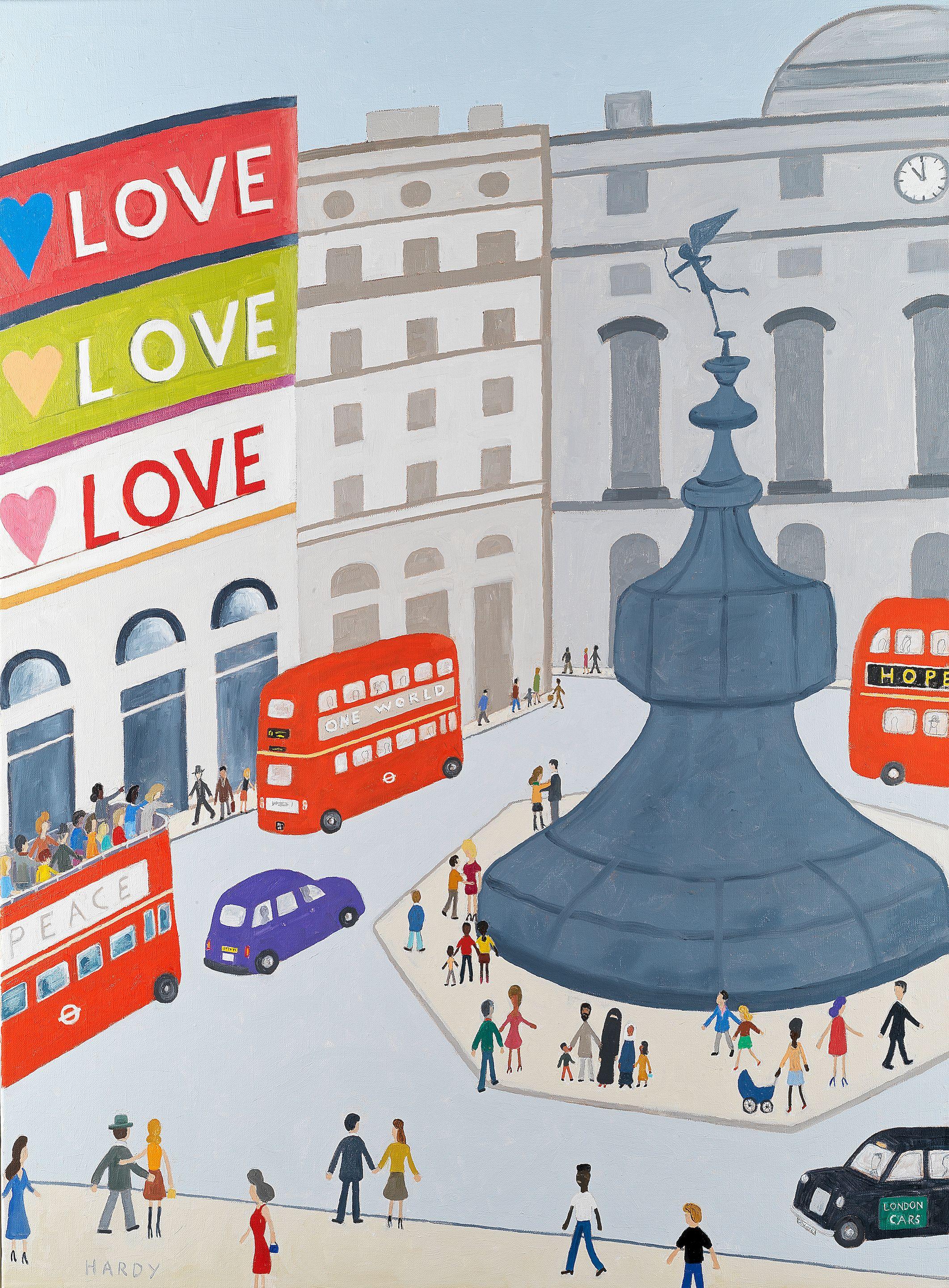 Robert Hardy - Statue of Eros - Piccadilly Circus