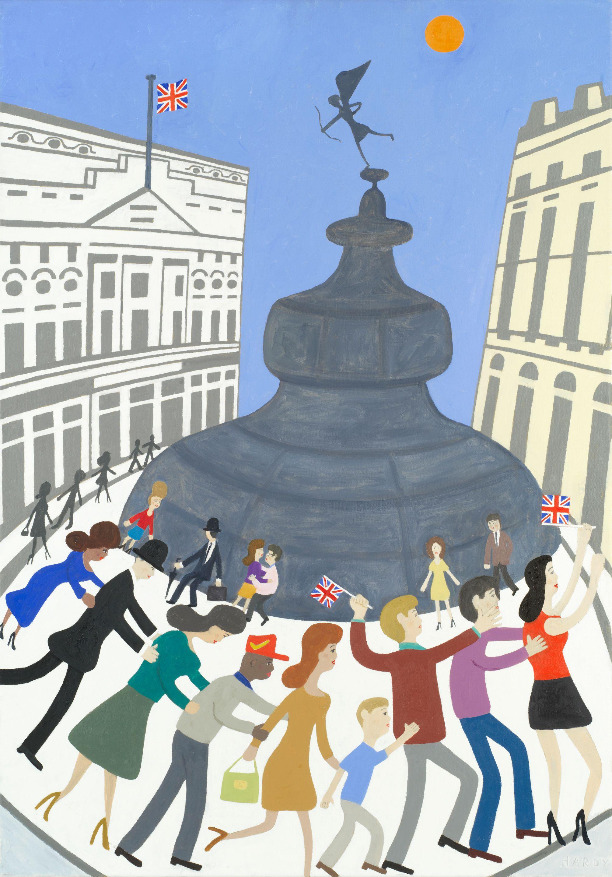 Robert Hardy - Statue of Eros