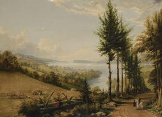 Robert Havell Jr. - View Of The Hudson From Horton\'S Road Near Croton