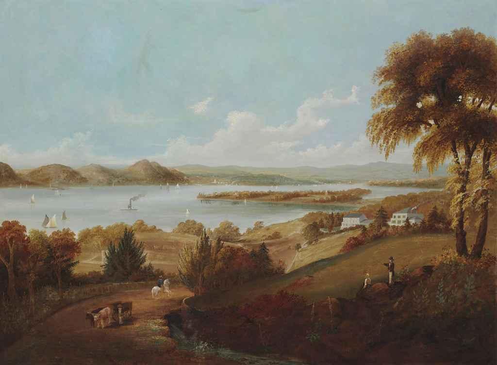 Robert Havell - View of Croton Point from Sing Sing, New York