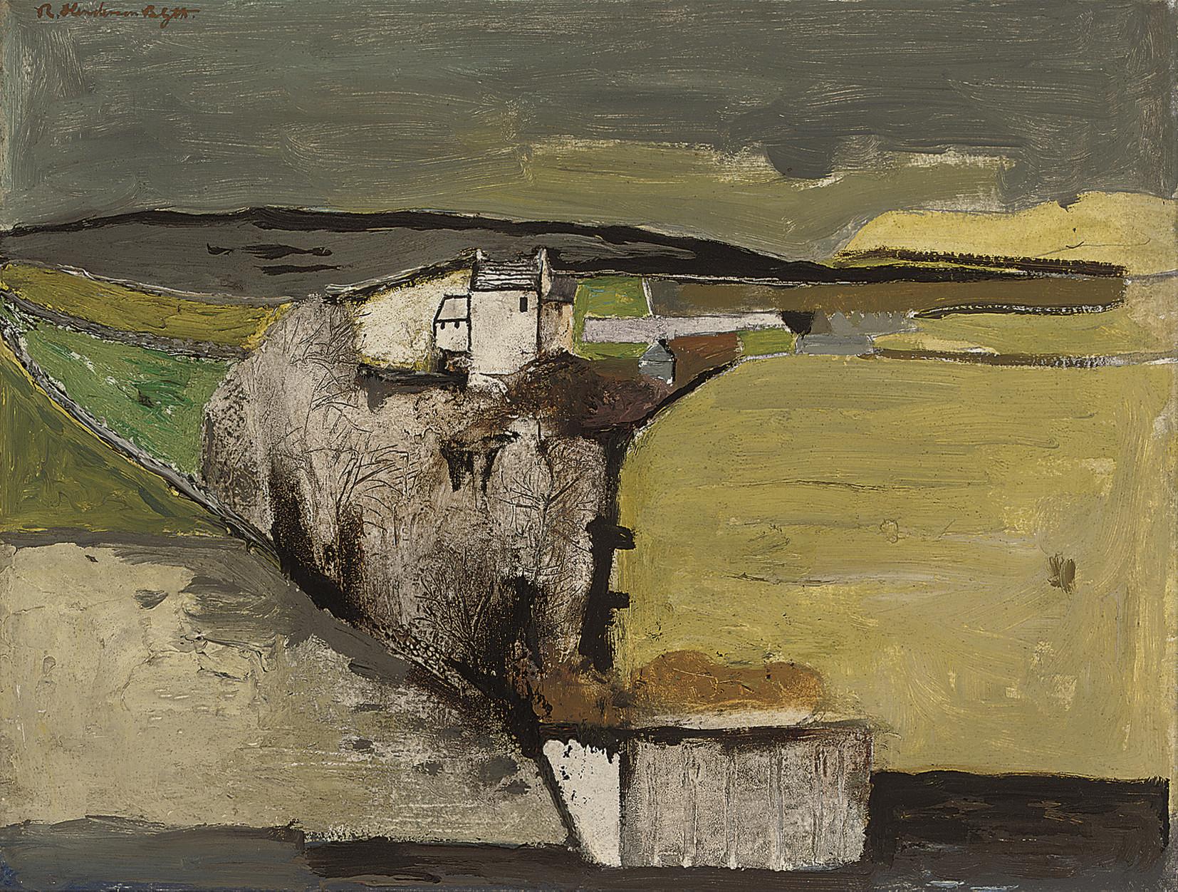 Robert Henderson Blyth, R.S.W., R.S.A. - Rain On The Hill