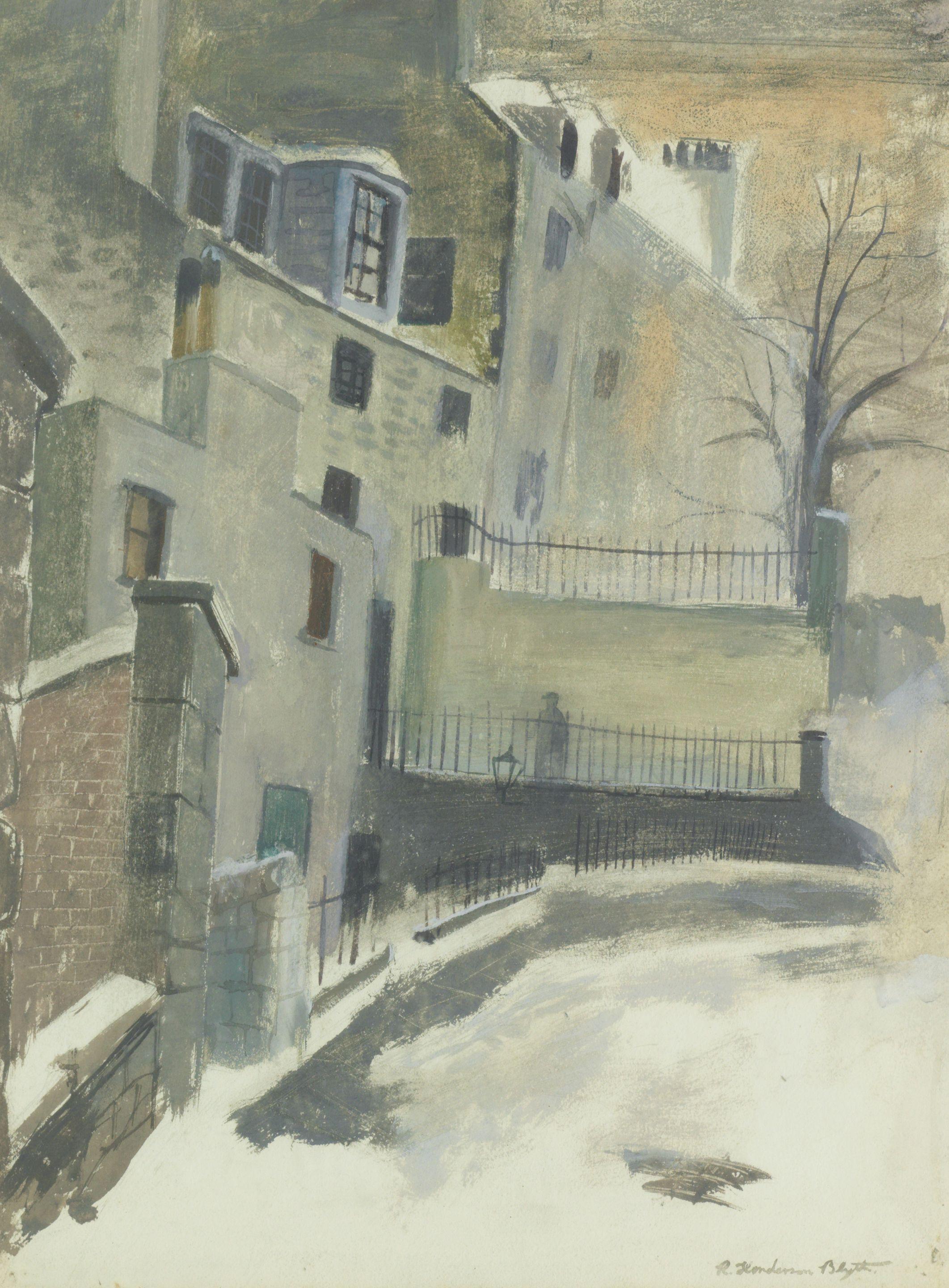 Robert Henderson Blyth, RSA RSW - Edinburgh Street