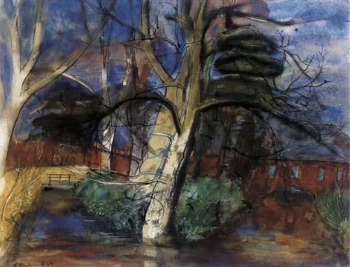 Robert Henderson Blythe, R.S.A., R.S.W. - The Mill Lade