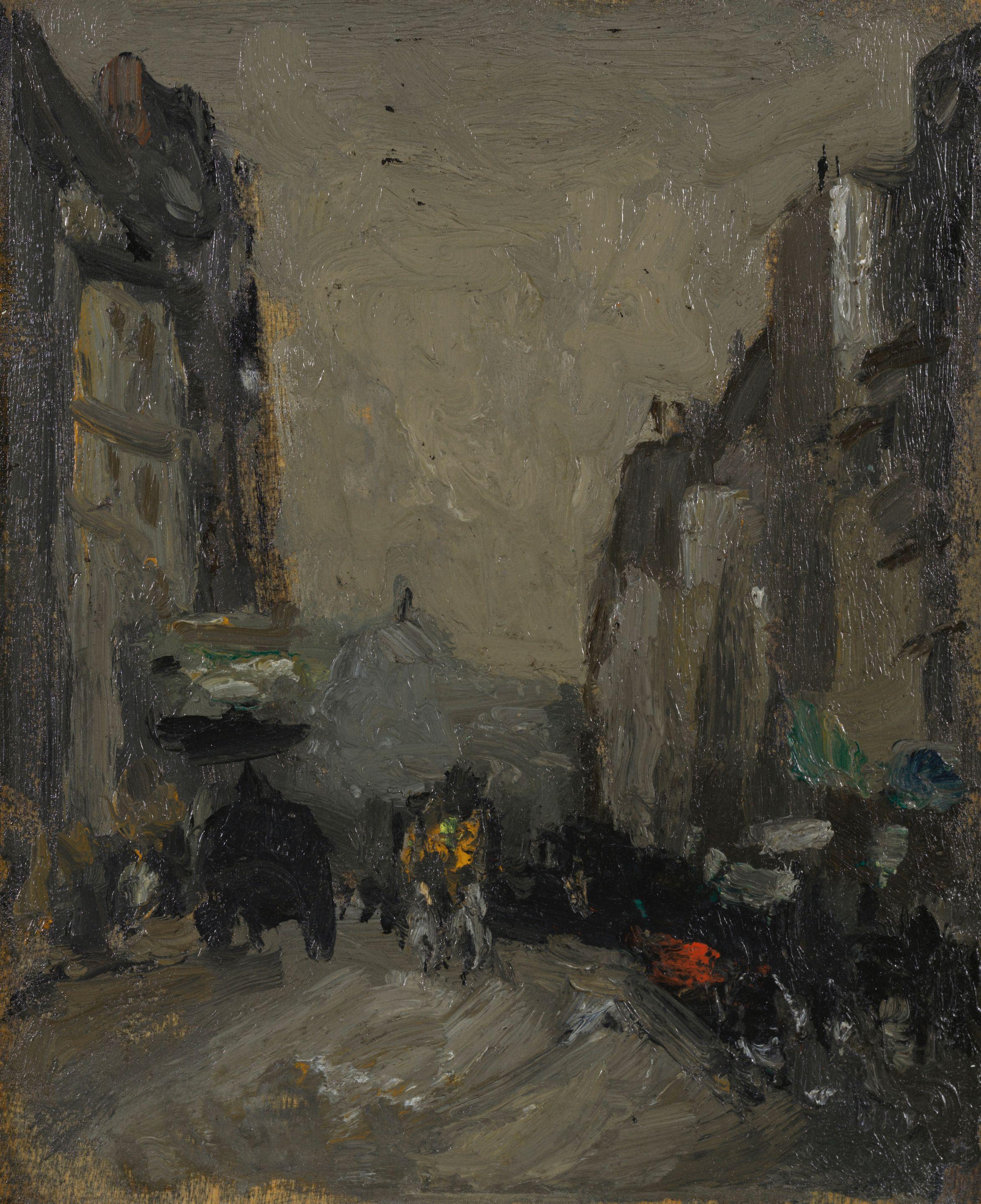 Robert Henri - Dull Weather, Rue de Sevres