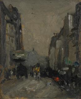 Robert Henri - Dull Weather, Rue de Sevres