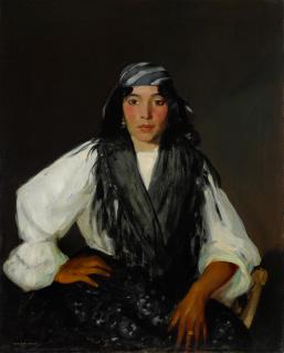 Robert Henri - La Mora 41 1/8 x 33 in. (104.5 x 83.8 cm.)