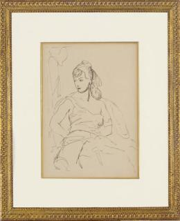 Robert Henri - Model resting