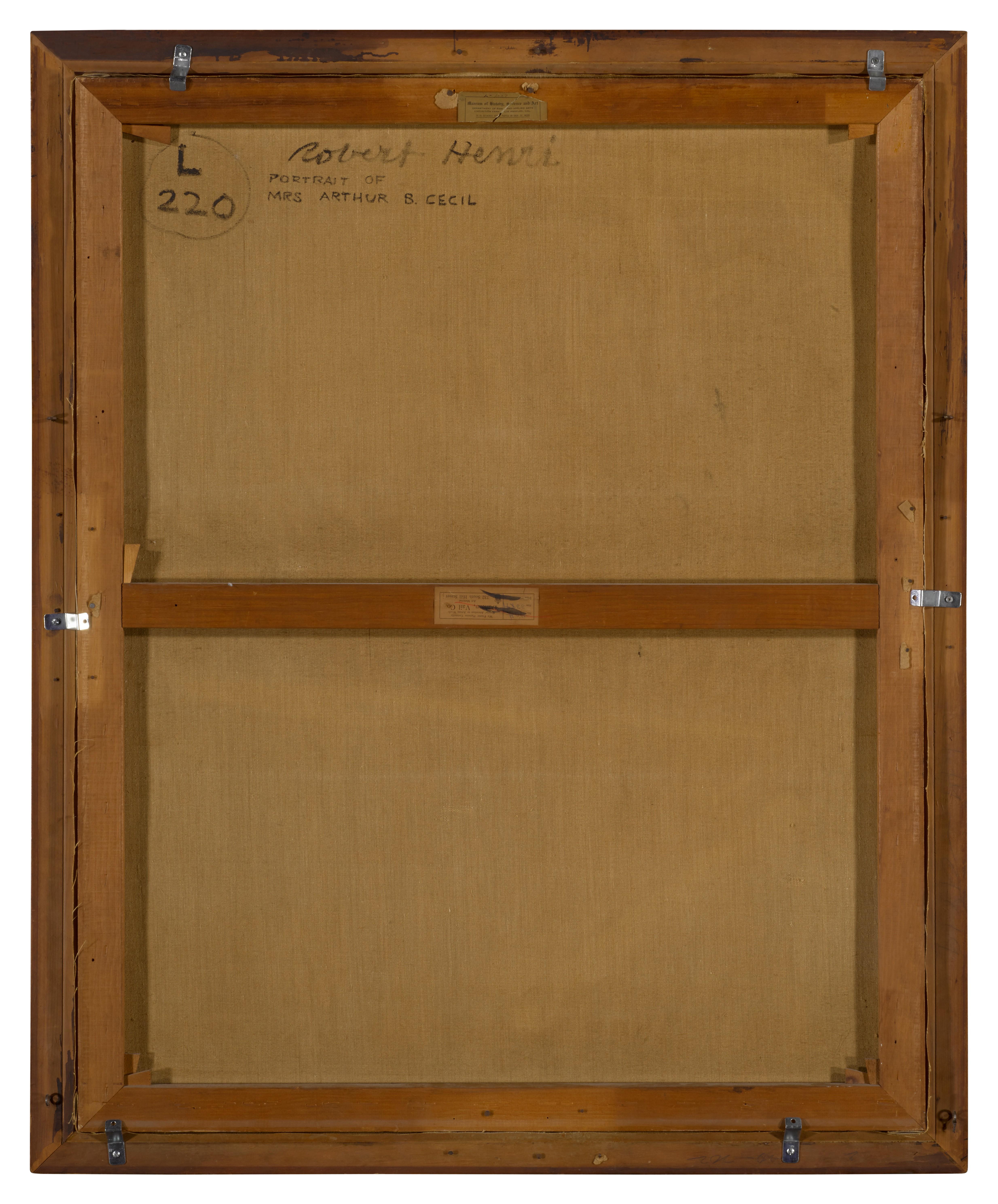 Robert Henri - Portrait of Mrs. Arthur Bond Cecil