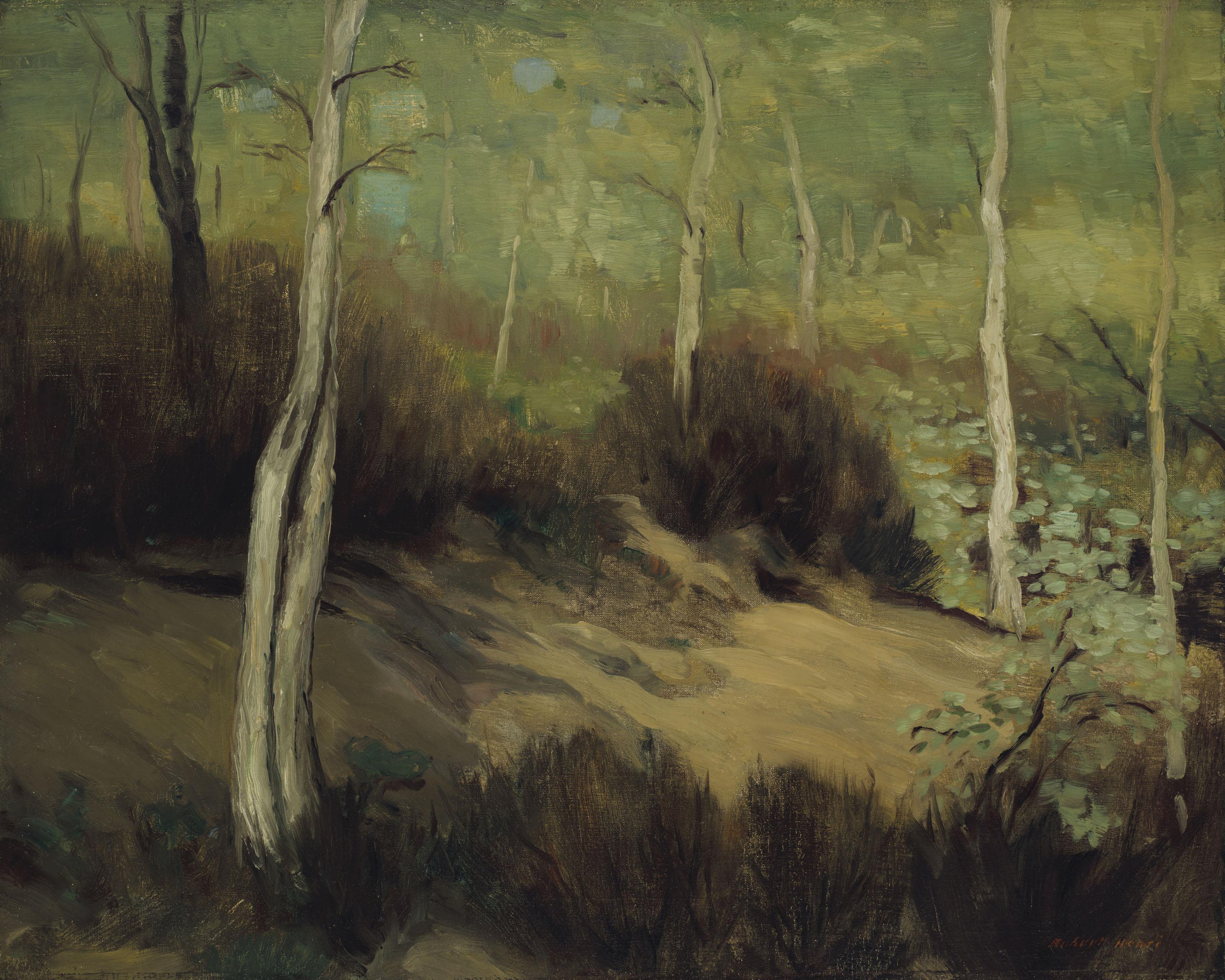 Robert Henri - Spring in the Forest of Fontainebleau