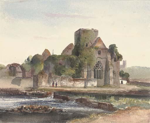 Robert Henry Cheney - Ross Castle, Killarney, Co. Kerry; Dinas Island, Killarney; Cahir Castle, Tipperary; Kilcommon, Tipperary; Long Reach, Killarney; and Holy Cross Abbey, Tipperary (illustrated)