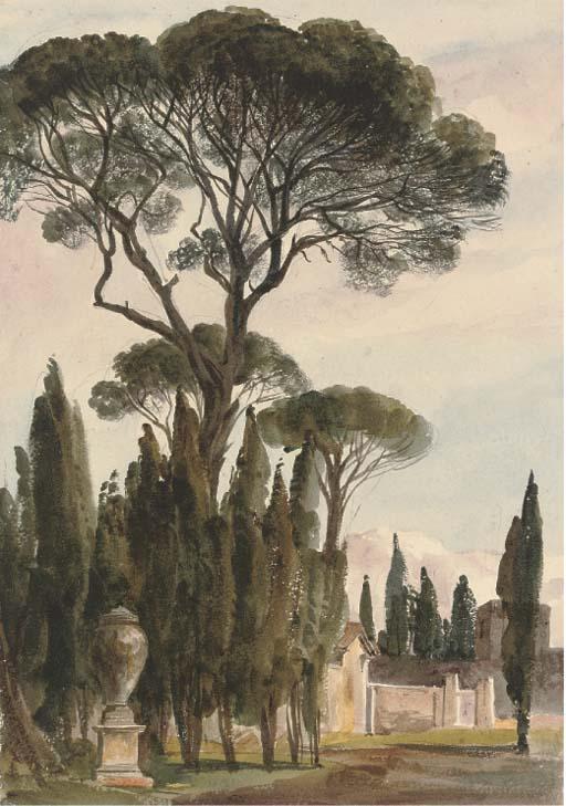 Robert Henry Cheney - The Villa Borghese, Rome