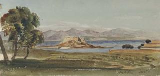 Robert Henry Cheney - View of Antibes, Côte d\'Azur (illustrated); Near Finale Ligure; View of Turbia; View of Roccabruna; View of Monaco; View of Cette; and View of Savona